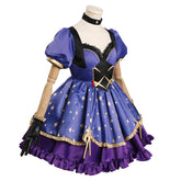 Mona Genshin Impact Hexe Kostüm Halloween Karneval Outfits